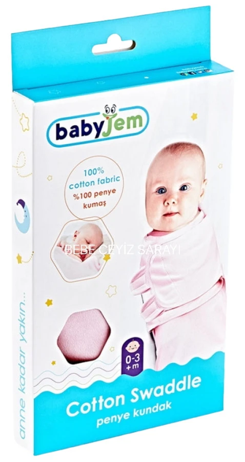 Babyjem Soft Swaddle Medium Ecru Inbakerdoek 4308 - Afbeelding 6