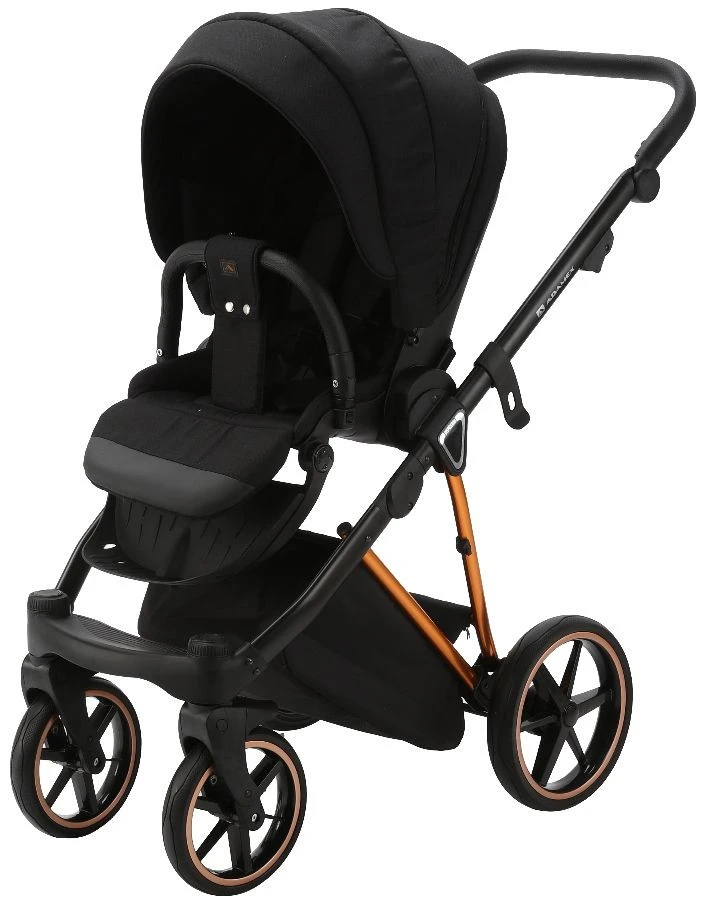 Adamex Belissa Special Edition Black/Rose 2-in-1 Kinderwagen PS-571 - Afbeelding 6