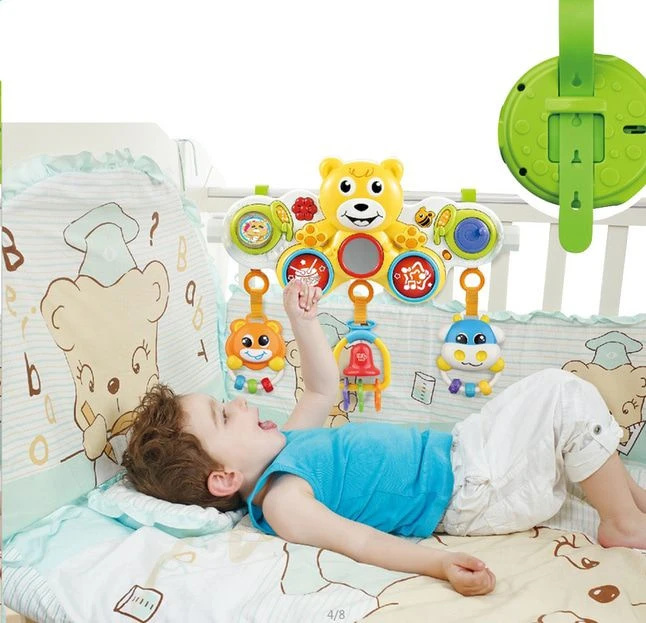 Bo Jungle B-Activity Arch Music & Lights Bear Babygym B910100 - Afbeelding 6