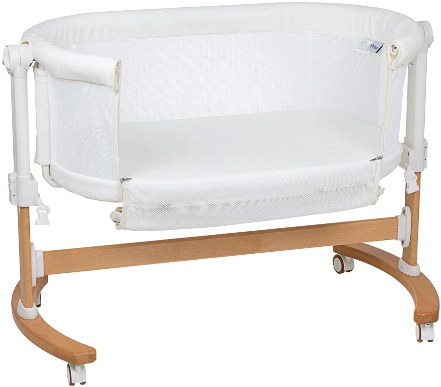Babygo Amila Beige Creme Wieg Aan Bed 4151 - Afbeelding 2
