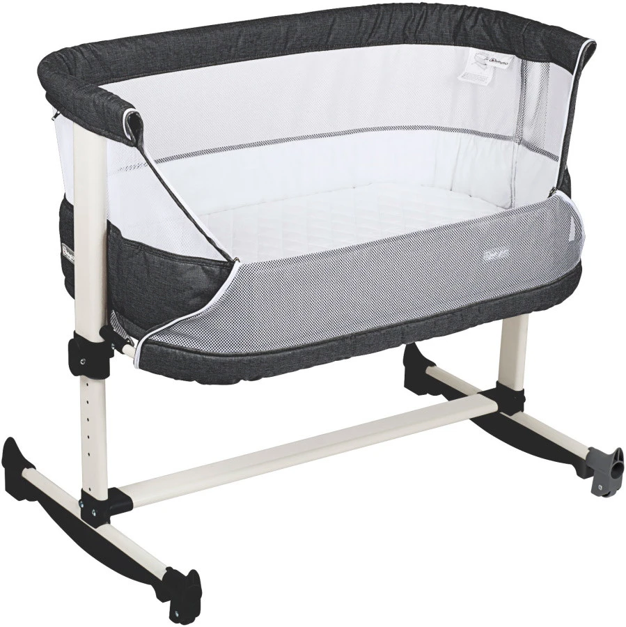 Babygo Vivaldi Dark Grey Wieg Aan Bed 4653 - Afbeelding 4