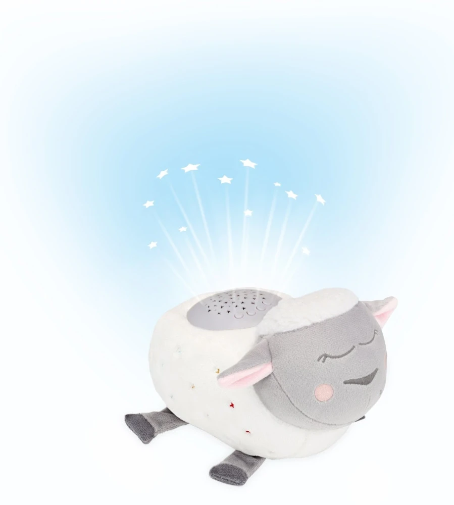 Badabulle Schaapje Lulu Muzikaal Projectie Nachtlampje B015007 - Afbeelding 2