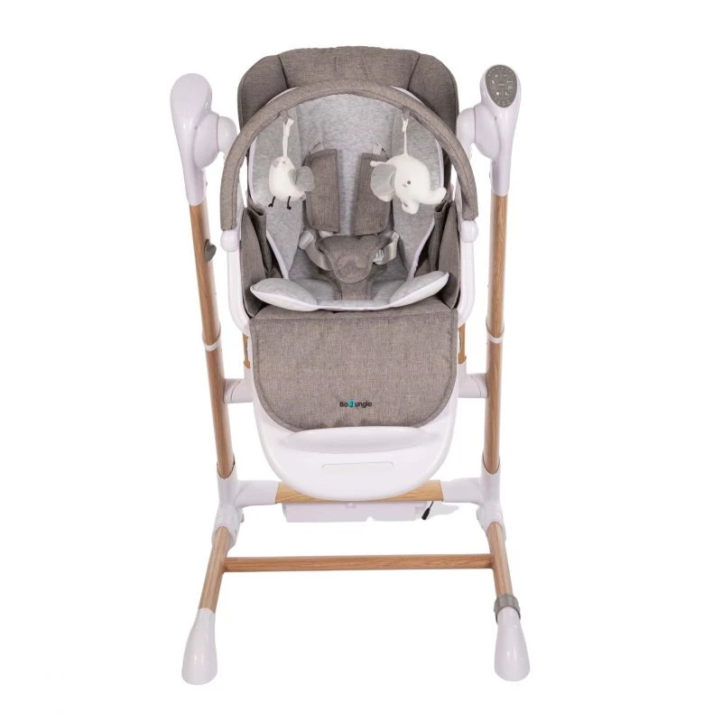 Bo Jungle B-Swinging Pure White Kinderstoel En Babyswing B720110 - Afbeelding 2