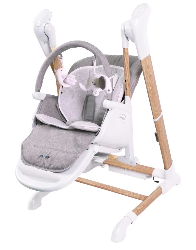 Bo Jungle B-Swinging Pure White Kinderstoel En Babyswing B720110 - Afbeelding 4