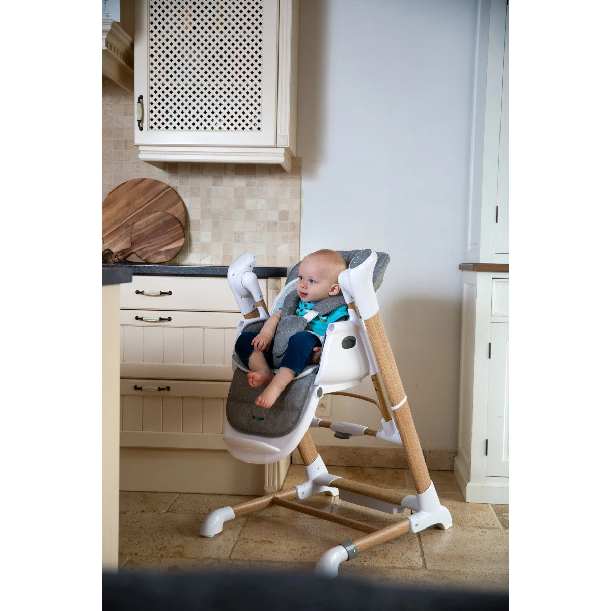 Bo Jungle B-Swinging Pure White Kinderstoel En Babyswing B720110 - Afbeelding 5