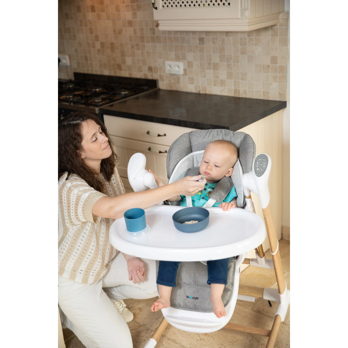 Bo Jungle B-Swinging Pure White Kinderstoel En Babyswing B720110 - Afbeelding 9