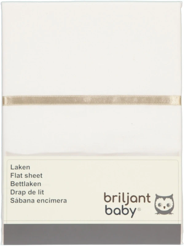 Briljant Bias Tape Zand 100 X 150 Cm Ledikantlaken - Afbeelding 2