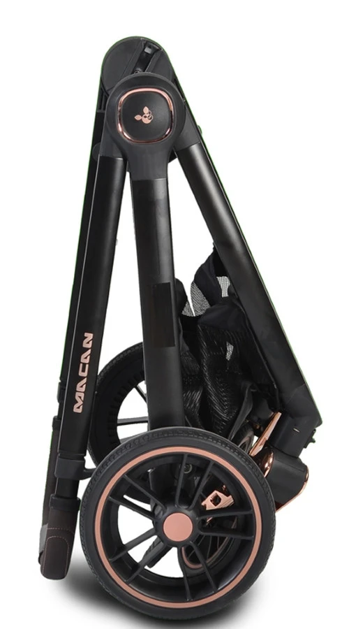 Cangaroo Macan Black 3-in-1 Combi Kinderwagen Incl. Autostoel 2826 - Afbeelding 14