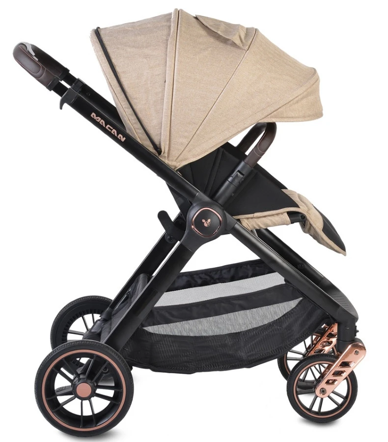 Cangaroo Macan Black 3-in-1 Combi Kinderwagen Incl. Autostoel 2826 - Afbeelding 7