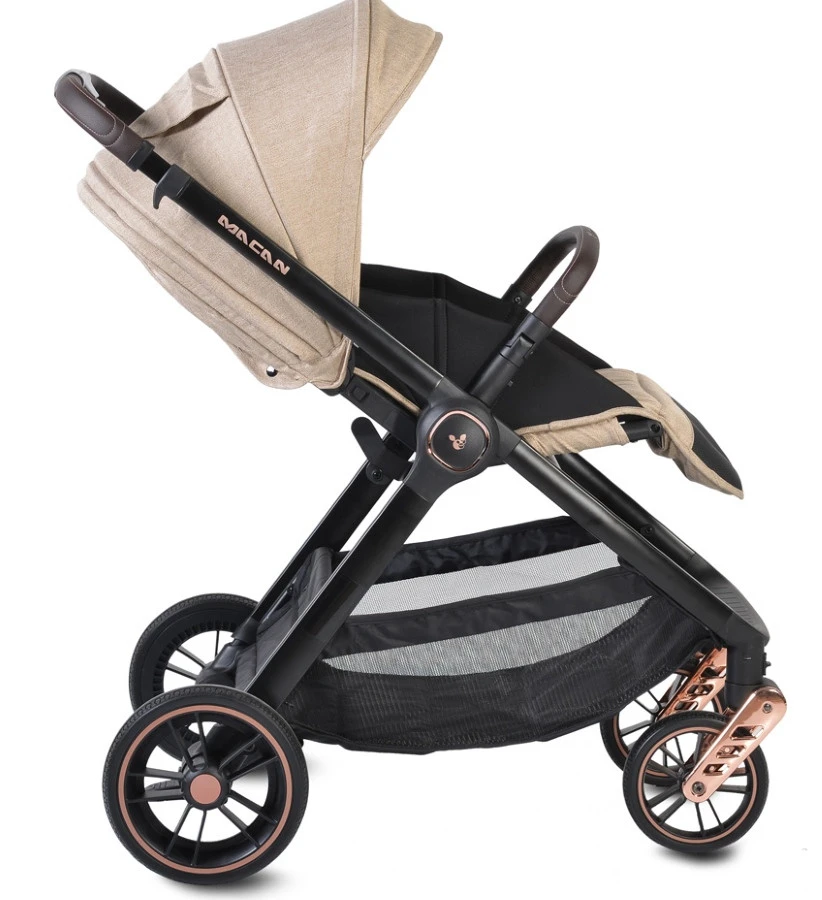 Cangaroo Macan Black 3-in-1 Combi Kinderwagen Incl. Autostoel 2826 - Afbeelding 9
