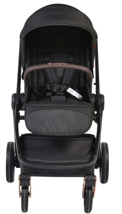 Cangaroo Macan Black 3-in-1 Combi Kinderwagen Incl. Autostoel 2826 - Afbeelding 4
