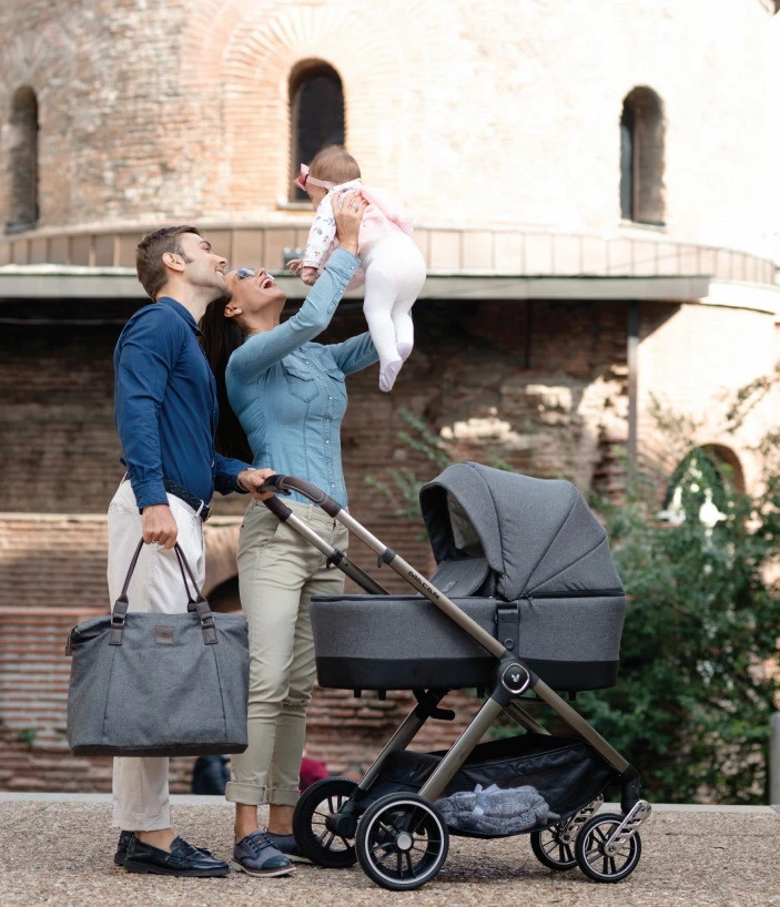 Cangaroo Macan Black 3-in-1 Combi Kinderwagen Incl. Autostoel 2826 - Afbeelding 15