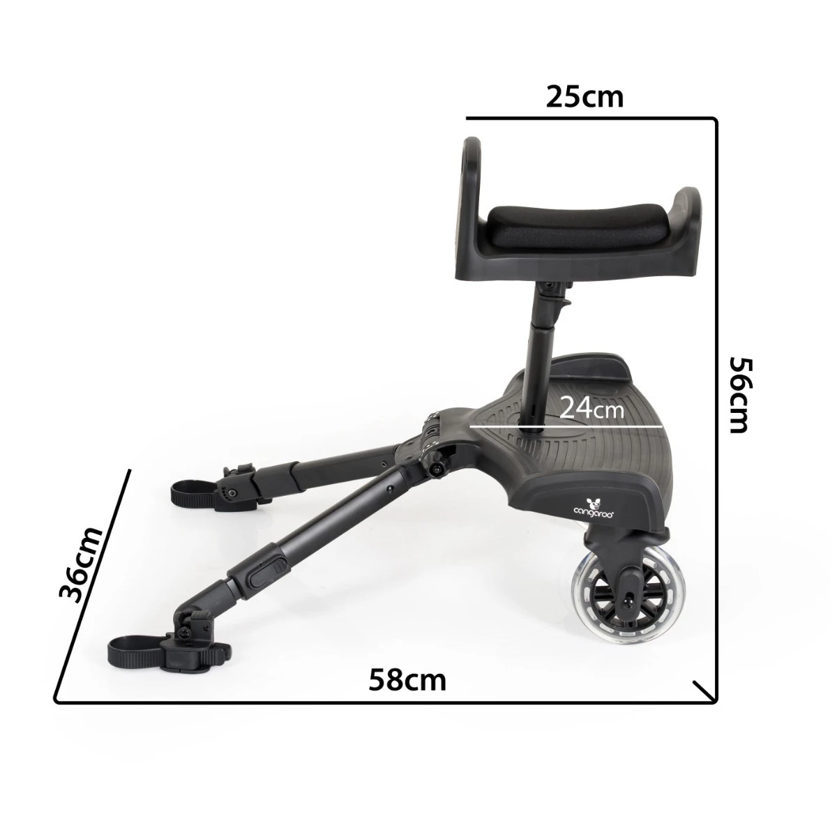 Cangaroo Move On Meerijdplankje Met Zitje 109554 - Afbeelding 9