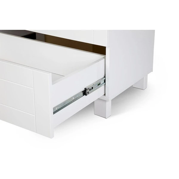 Babykamer Lieke Wit: Ledikant & Commode - Afbeelding 7