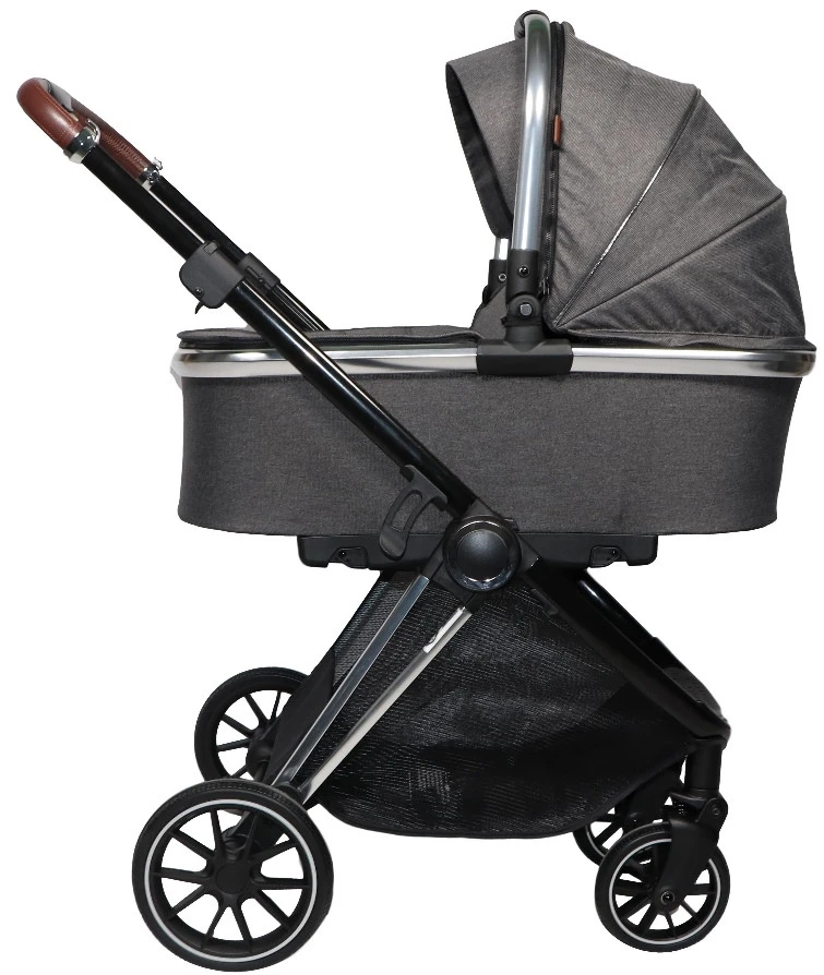 Ding Fenix Grey/Silver 3-in-1 Combi Kinderwagen Incl. Autostoel - Afbeelding 10