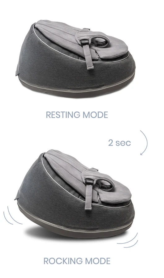 Doomoo Seat'n Swing Grijs Zitzak 02 - Afbeelding 4