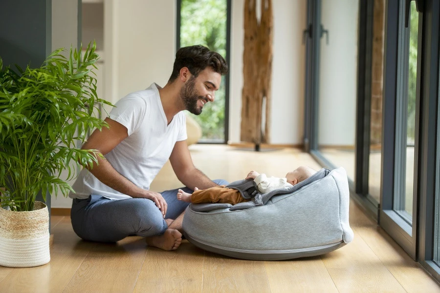 Doomoo Seat'n Swing Grijs Zitzak 02 - Afbeelding 5