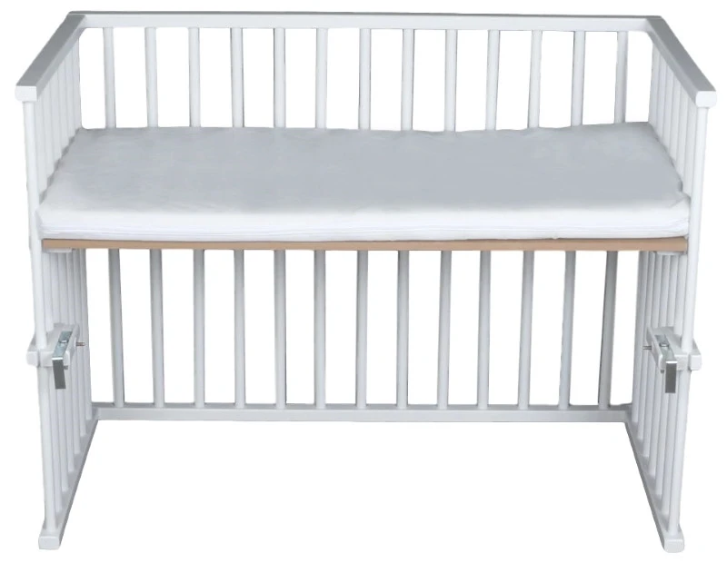 Amal II Piccolo Wit Babywieg Aan Bed Incl. Matras - Afbeelding 3