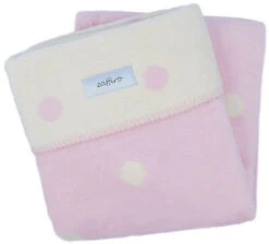 Zaffiro Ecru & Roze Gestipt 75 X 100 Cm Wiegdeken 14994