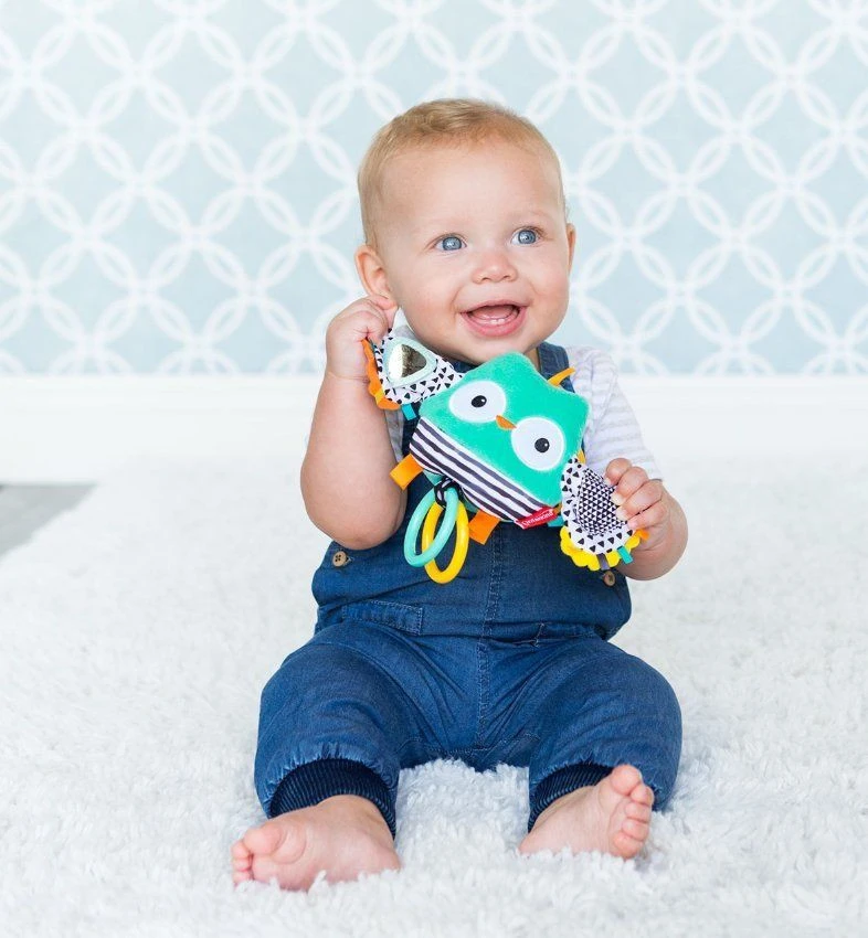 Infantino Flutter & Jitter Uil Buggyspeeltje BK-216320 - Afbeelding 3