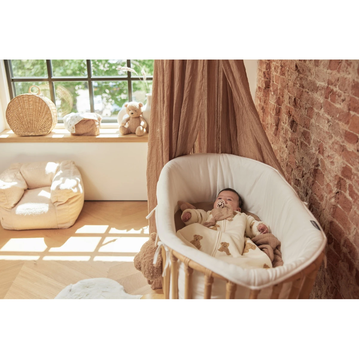 Jollein Teddy Bear 110 Cm Slaapzak Met Afritsbare Mouwen 016-542-66095 - Afbeelding 7