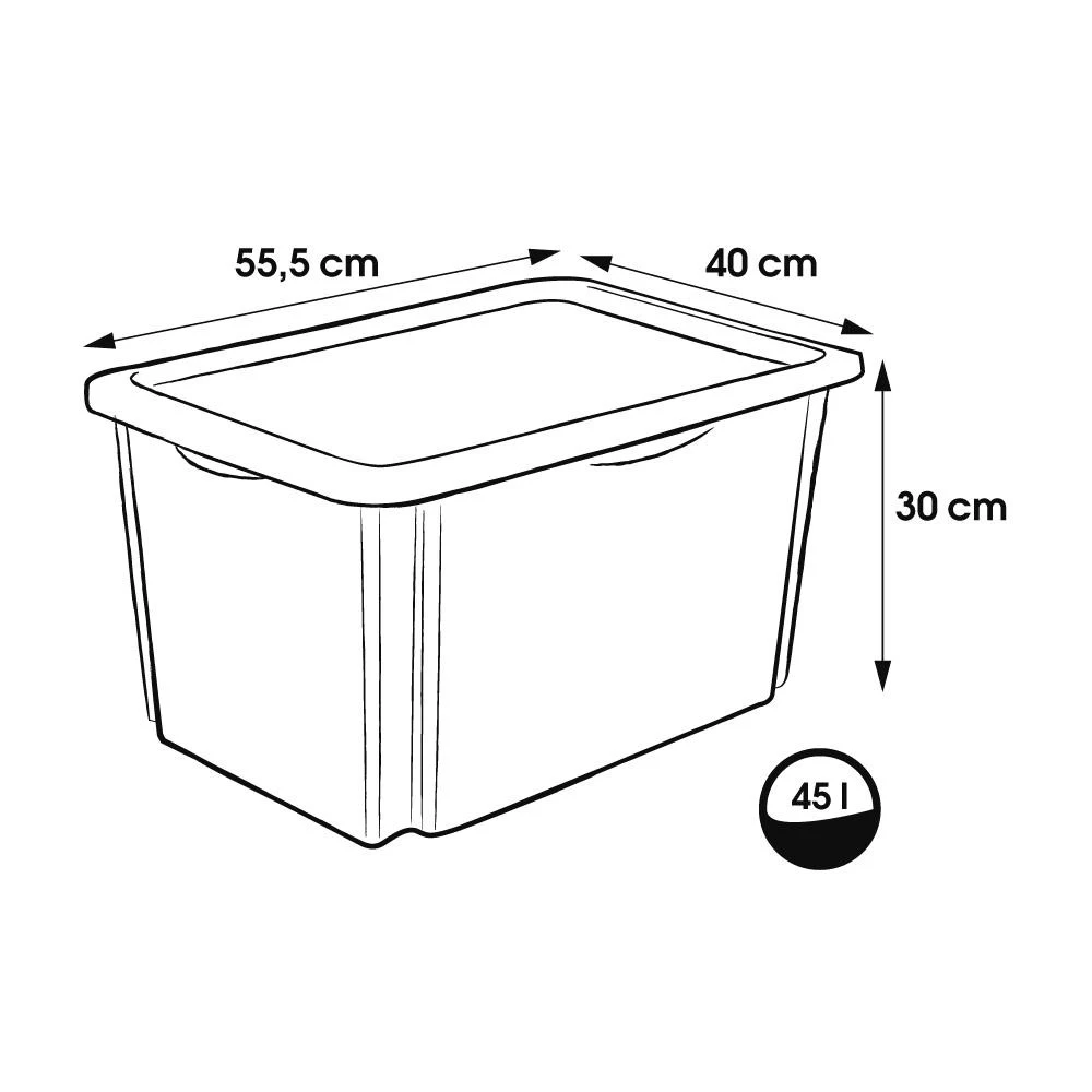 Keeeper Bambi Wit 45L Opbergbox 1223900126600 - Afbeelding 6