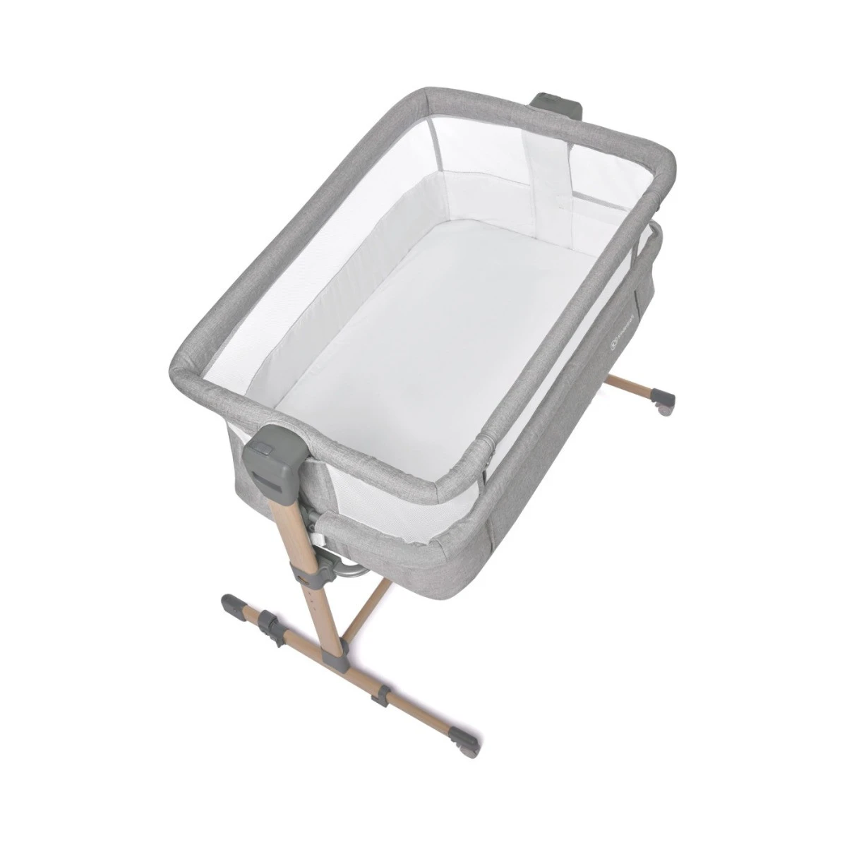 Kinderkraft Neste Air Grey-Wood Wieg Aan Bed KKLNEAIRGRY00W - Afbeelding 6