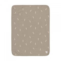 LÄSSIG Lassig Muslin GOTS Speckles Olive 75 X 100 Cm Wiegdeken 1312022585