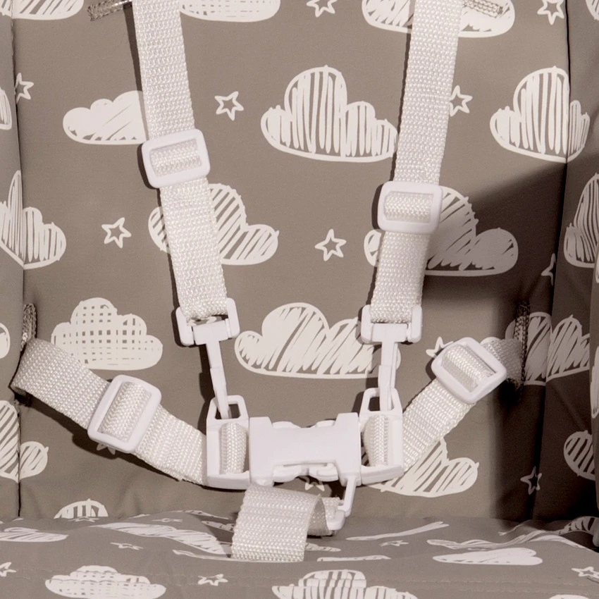 Lorelli Dulce Cool Grey Leather Kinderstoel 1010045-2325 - Afbeelding 4