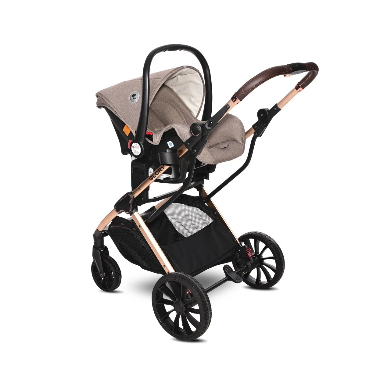 Lorelli Glory Beige 3-in-1 Combi Kinderwagen Incl. Autostoel 1002176-2303 - Afbeelding 10