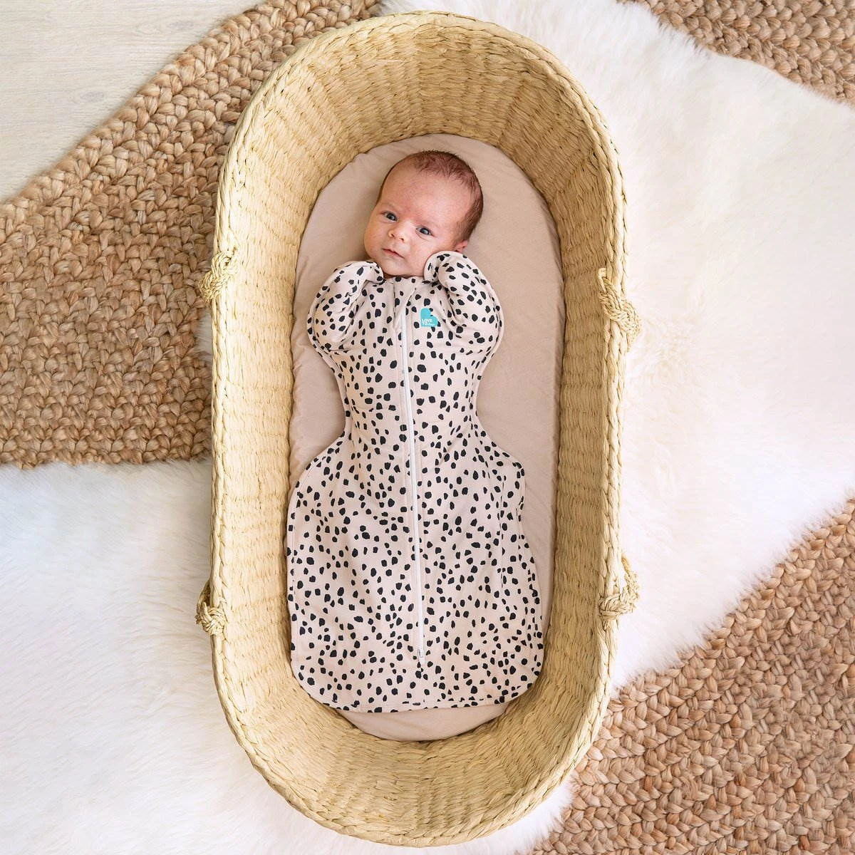 Love To Dream Swaddle Up 1.0 Animal Beige Small 3-6 Kg Inbakerslaapzak L1001252BGES - Afbeelding 2