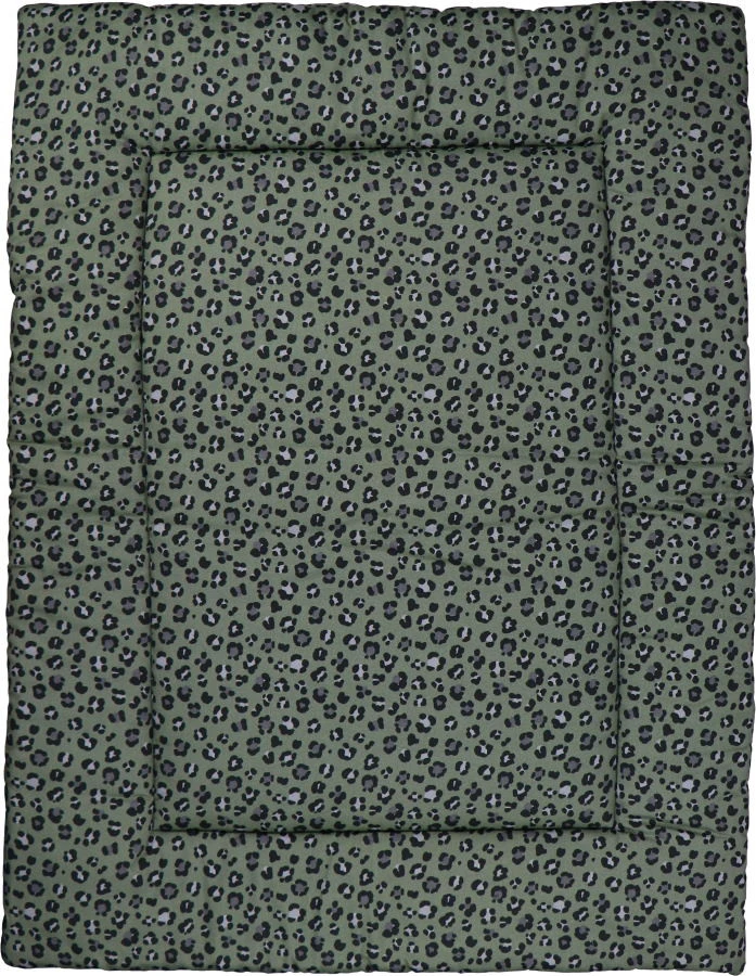 MamaLoes Panter Groen 80 X 100 Cm Omkeerbaar Boxkleed ML020227 - Afbeelding 2