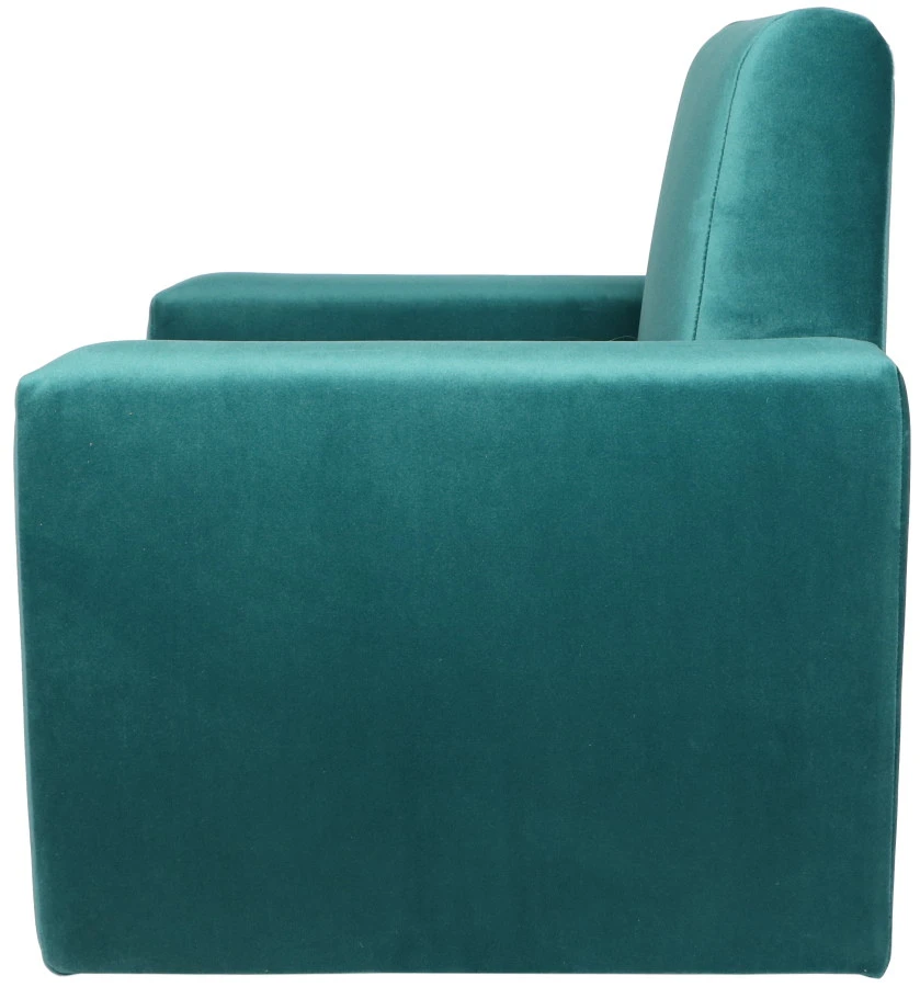 Ding Jamie Velvet Petrol Kinderfauteuil DI-34205 - Afbeelding 3