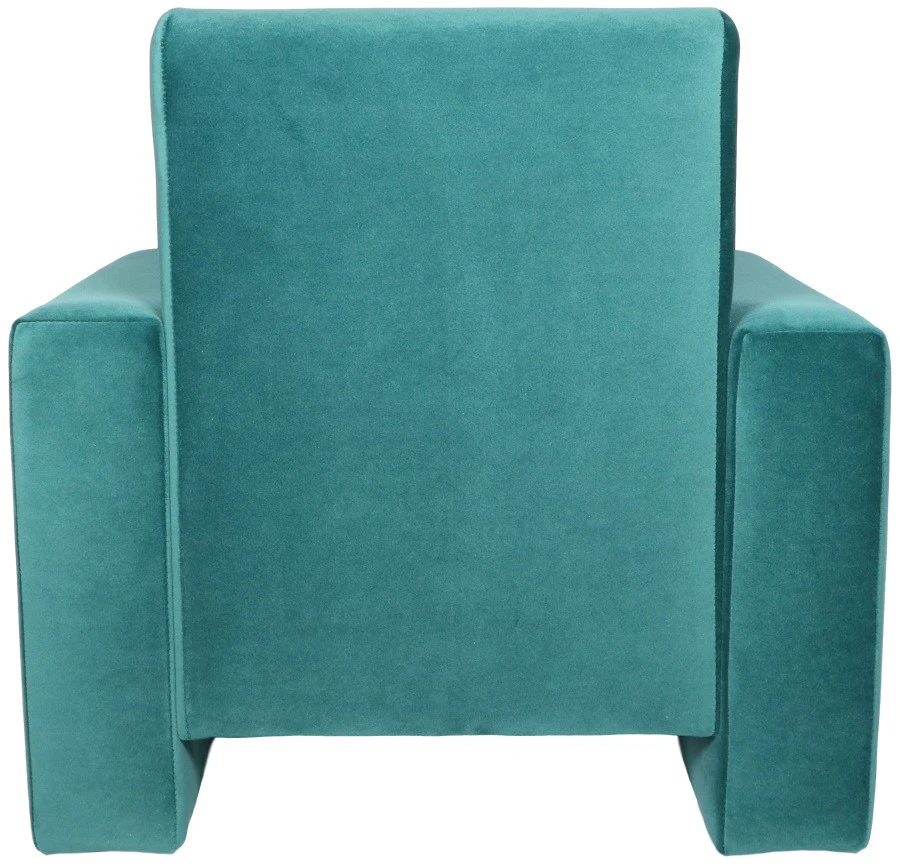 Ding Jamie Velvet Petrol Kinderfauteuil DI-34205 - Afbeelding 4