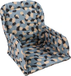 MamaLoes Panter Blauw Stoelverkleiner ML7244