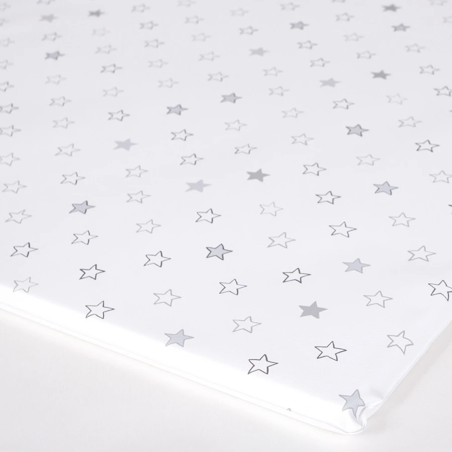MamaLoes White/Grey Stars Boxdek W-388588 - Afbeelding 2