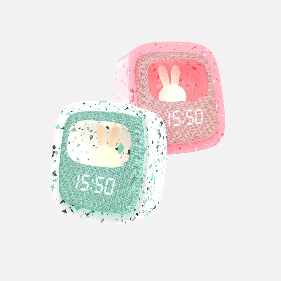 MOB Billy Terrazzo Mintgroen Klok En Nachtlampje BILLY-MTAE-01 - Afbeelding 3