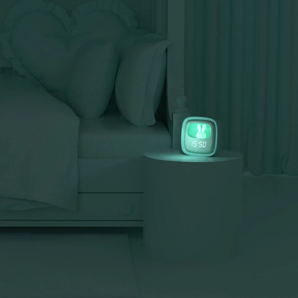MOB Billy Turquoise Klok En Nachtlampje BILLY-BL-01 - Afbeelding 6