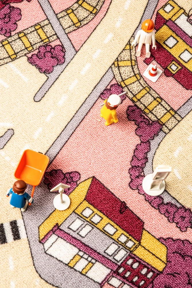 Rebel Roads Railroads Pink Sand 95x200 Cm Speelmat RPLYWGB63095200T01 - Afbeelding 4