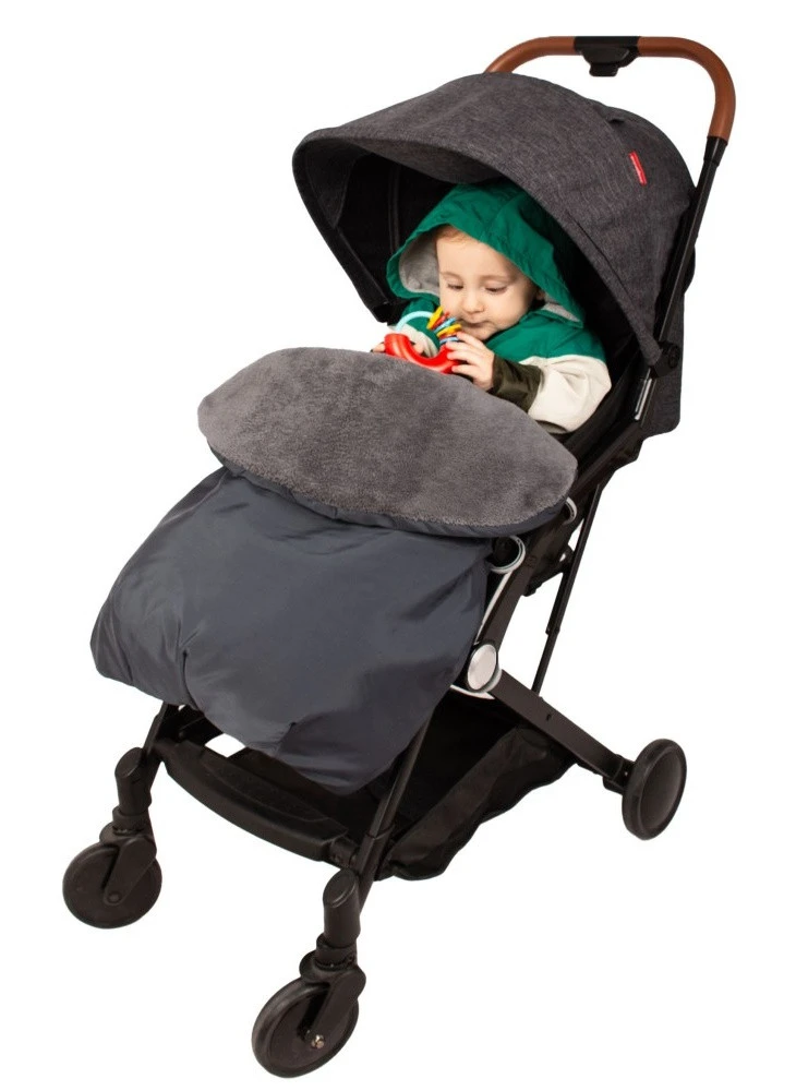 Sevibaby Grijs Universele Wandelwagen Beenkap 147 - Afbeelding 4