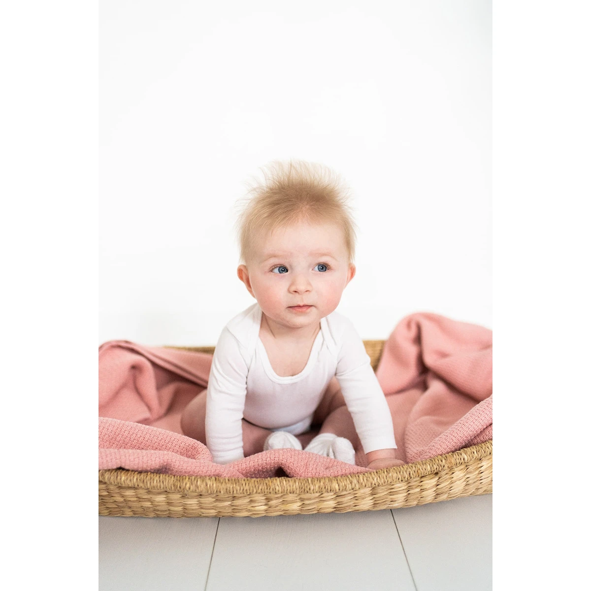 Briljant Pique Zand 75 X 100 Cm Zomer Wiegdeken 145R - Afbeelding 3