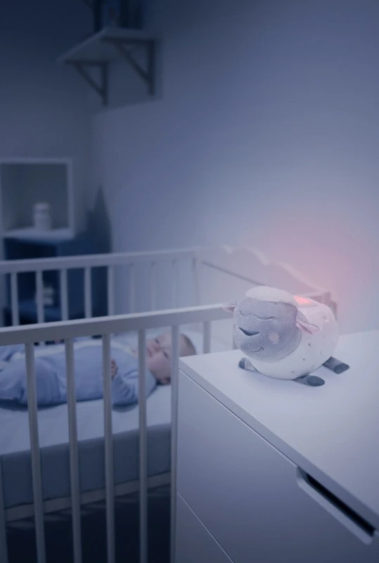 Badabulle Schaapje Lulu Muzikaal Projectie Nachtlampje B015007 - Afbeelding 6