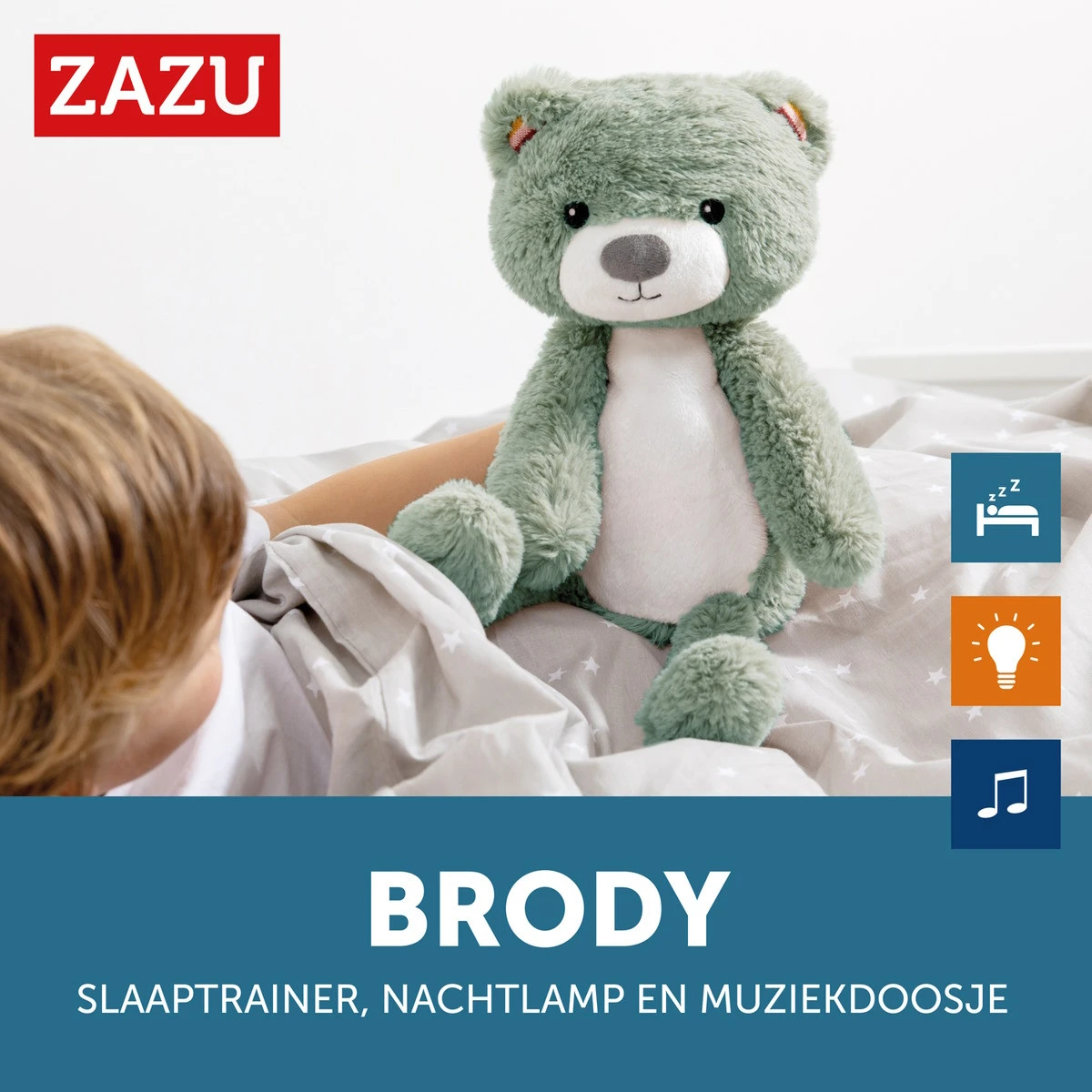Zazu Brody De Beer Blauw Slaaptrainer ZA-BRODY-02 - Afbeelding 7