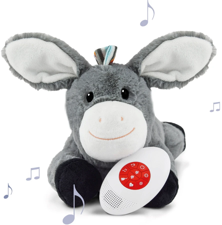 Zazu Don De Ezel Heartbeat Knuffel Met Geluid Za-Don-01 - Afbeelding 2