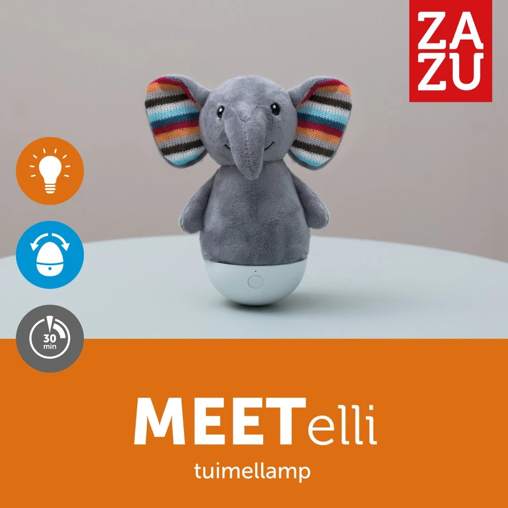 Zazu Elli De Olifant Tuimellamp En Nachtlampje ZA-ELLI-01 - Afbeelding 3