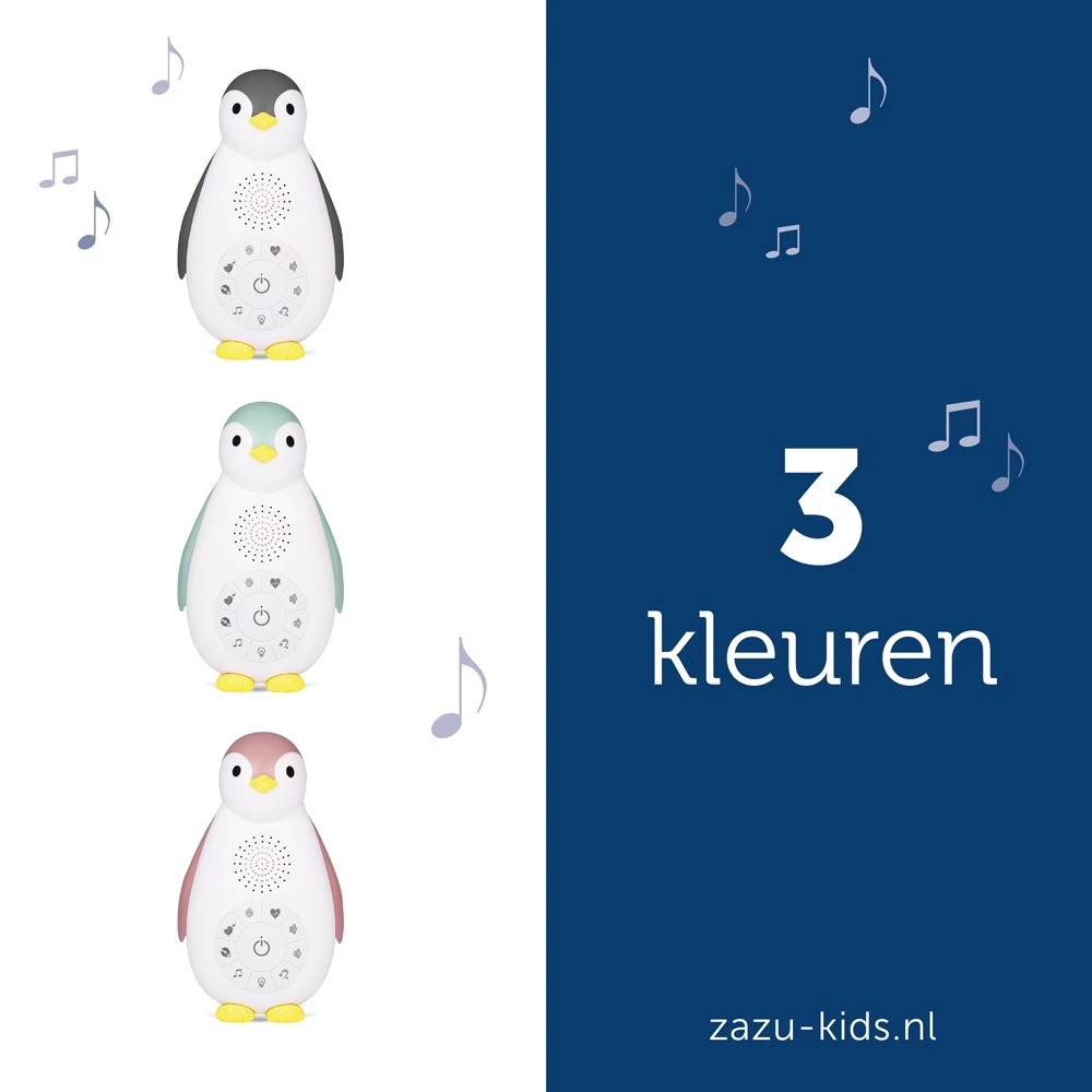Zazu Zoe De Pinguin Roze 3 In 1 Muziekdoosje ZA-ZOE-03 - Afbeelding 9